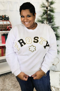 Frosty Ideal Chenille Sweatshirt