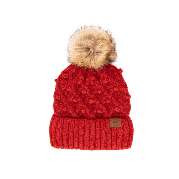 CC Brand Crafted Pom Detail Beanie - 1985 the VAULT Boutique