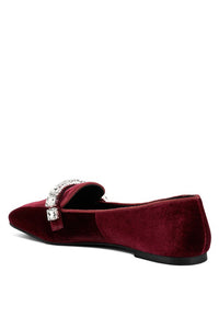 LAMINGTON Handcrafted Velvet Diamante Loafers - 1985 the VAULT Boutique