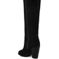 GREAT-STORM Suede Leather Calf Boots - 1985 the VAULT Boutique