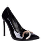COCKTAIL Buckle Embellished Stiletto Pump Shoes - 1985 the VAULT Boutique