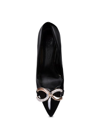 COCKTAIL Buckle Embellished Stiletto Pump Shoes - 1985 the VAULT Boutique