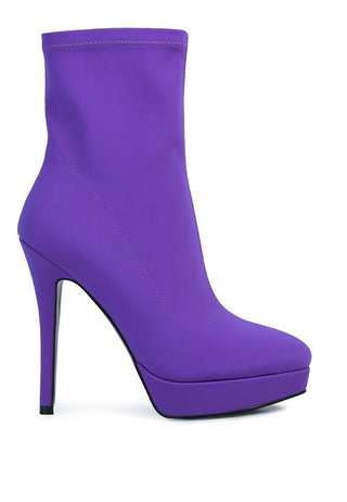 Patotie High Heeled Lycra Ankle Boot - 1985 the VAULT Boutique