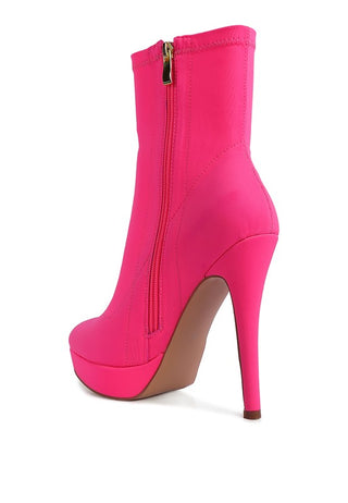 Patotie High Heeled Lycra Ankle Boot - 1985 the VAULT Boutique