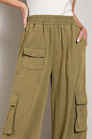 Mineral Washed Cargo Pants - 1985 the VAULT Boutique