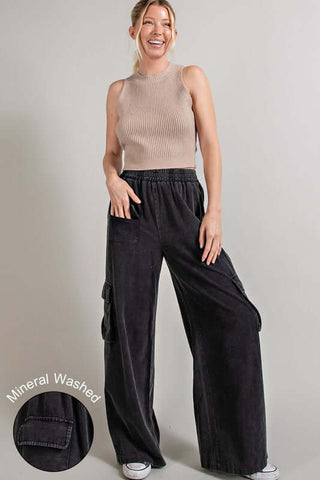 Mineral Washed Cargo Pants - 1985 the VAULT Boutique