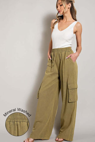 Mineral Washed Cargo Pants - 1985 the VAULT Boutique