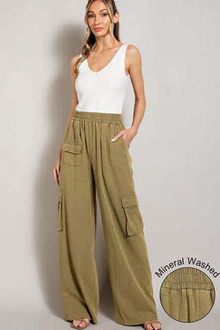 Mineral Washed Cargo Pants - 1985 the VAULT Boutique