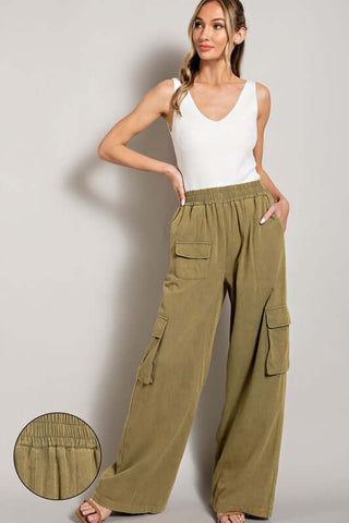 Mineral Washed Cargo Pants - 1985 the VAULT Boutique