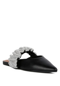 Hemessen Diamante Strap Flat Mules - 1985 the VAULT Boutique