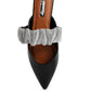 Hemessen Diamante Strap Flat Mules - 1985 the VAULT Boutique