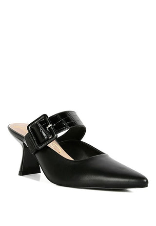 Shein Star Slim Block Heel Mules - 1985 the VAULT Boutique