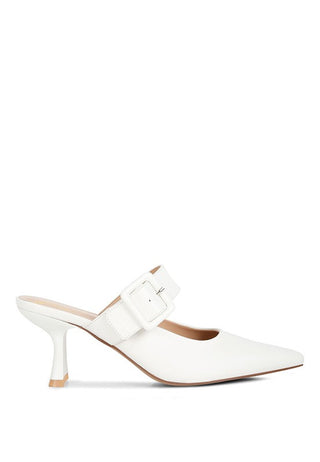 Shein Star Slim Block Heel Mules - 1985 the VAULT Boutique