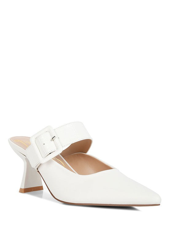 Shein Star Slim Block Heel Mules - 1985 the VAULT Boutique