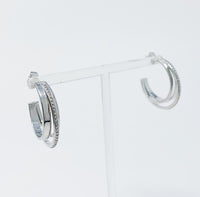 Irene Dimensional Hoop Earrings - 1985 the VAULT Boutique