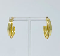 Irene Dimensional Hoop Earrings - 1985 the VAULT Boutique