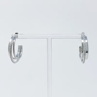 Irene Dimensional Hoop Earrings - 1985 the VAULT Boutique