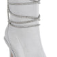 Dacia Rhinestones Strap Satin Calf Boots - 1985 the VAULT Boutique
