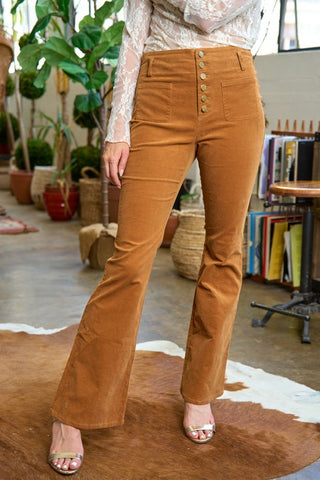 CORDUROY FLARE PANTS - 1985 the VAULT Boutique