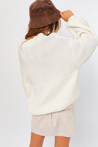 Ribbed Knitted Sweater - 1985 the VAULT Boutique