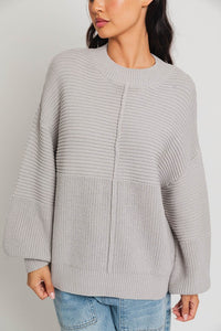 Ribbed Knitted Sweater - 1985 the VAULT Boutique