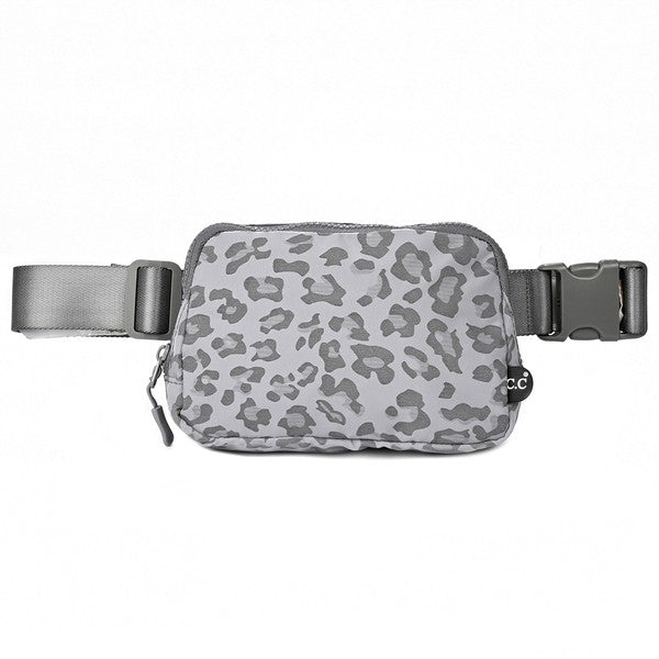 CC Brand Leopard Pattern Belt Bag Fanny Pack - 1985 the VAULT Boutique