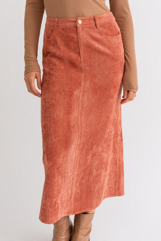 Cord Maxi Skirt - 1985 the VAULT Boutique