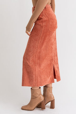 Cord Maxi Skirt - 1985 the VAULT Boutique