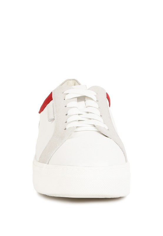 Endler Color Block Leather Sneakers - 1985 the VAULT Boutique