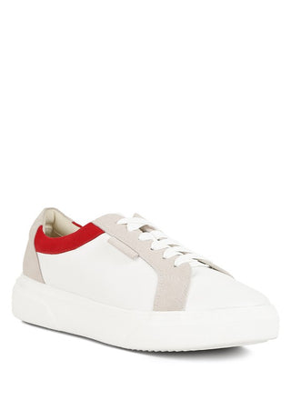 Endler Color Block Leather Sneakers - 1985 the VAULT Boutique