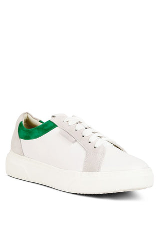 Endler Color Block Leather Sneakers - 1985 the VAULT Boutique