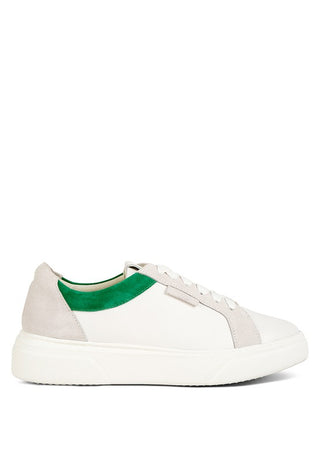 Endler Color Block Leather Sneakers - 1985 the VAULT Boutique