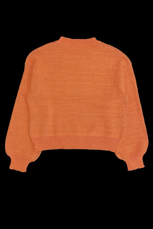 Pumpkin Halloween Sweater - 1985 the VAULT Boutique