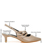 Kanebei Triple Strap Slingback Sandals - 1985 the VAULT Boutique