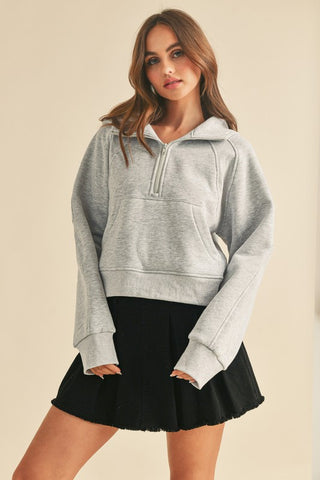 Drea Half-Zip Hoodie - 1985 the VAULT Boutique