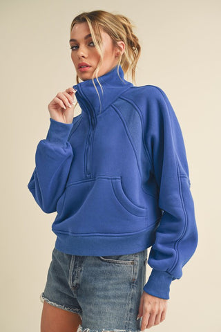 Drea Half-Zip Hoodie - 1985 the VAULT Boutique