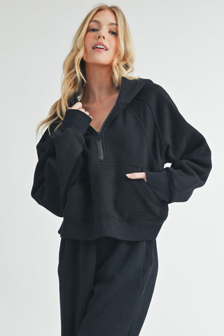 Drea Half-Zip Hoodie - 1985 the VAULT Boutique