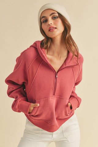 Drea Half-Zip Hoodie - 1985 the VAULT Boutique