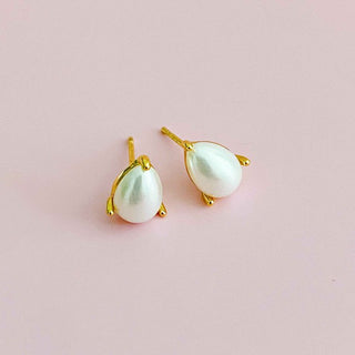 So Classy Teardrop Stud Earrings - 1985 the VAULT Boutique