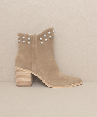 OASIS SOCIETY Alofi Studded Collar Booties - 1985 the VAULT Boutique