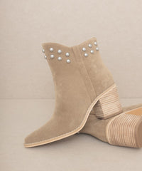 OASIS SOCIETY Alofi Studded Collar Booties - 1985 the VAULT Boutique