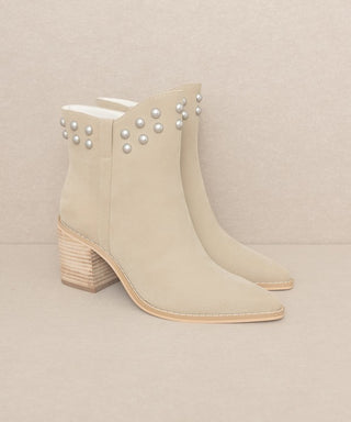 OASIS SOCIETY Alofi Studded Collar Booties - 1985 the VAULT Boutique