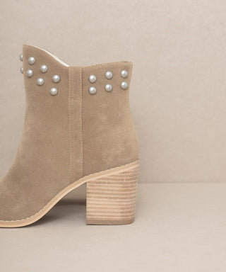 OASIS SOCIETY Alofi Studded Collar Booties - 1985 the VAULT Boutique