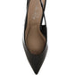 Pentas Kitten Heel Slingback Sandals - 1985 the VAULT Boutique