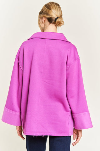 HIGH COLLAR OVERSIZED KNIT TOP - 1985 the VAULT Boutique