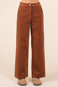 Mittoshop Corduroy Back Elastic Waist Pants - 1985 the VAULT Boutique