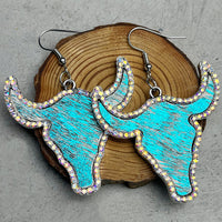 Rhinestone Bull Earrings - 1985 the VAULT Boutique