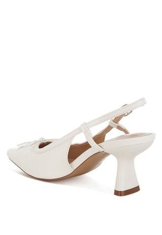 Danvers Kitten Heel Pointy Slingbacks - 1985 the VAULT Boutique