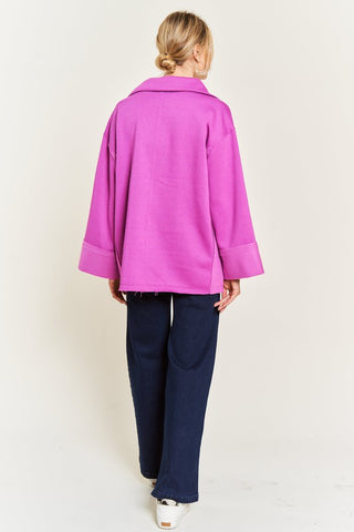 HIGH COLLAR OVERSIZED KNIT TOP - 1985 the VAULT Boutique