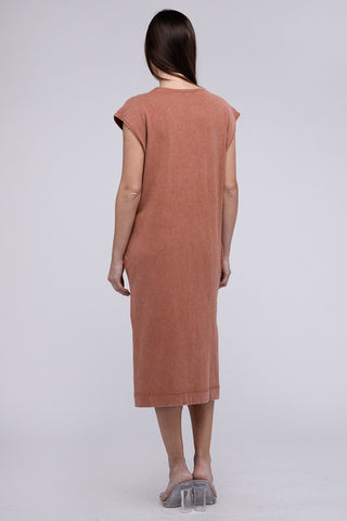 Casual Comfy Sleeveless Midi Dress - 1985 the VAULT Boutique